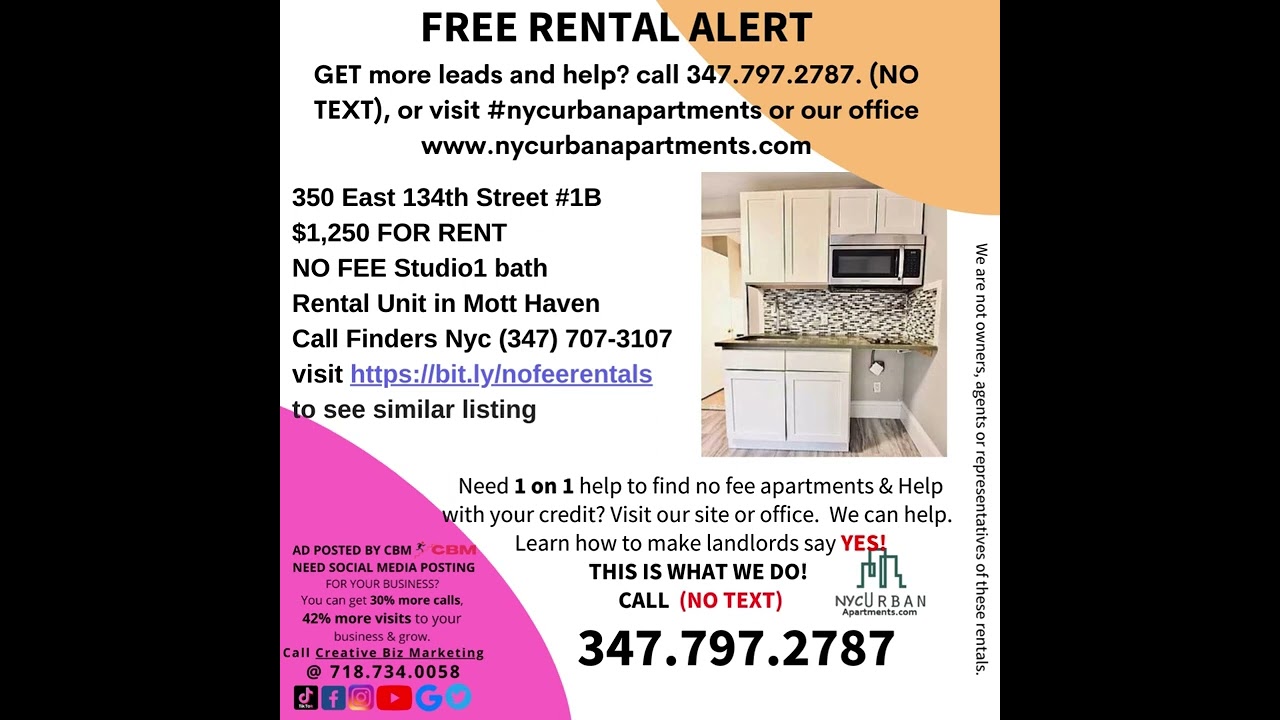 For rent  call 3470797.2787  NO TEXT