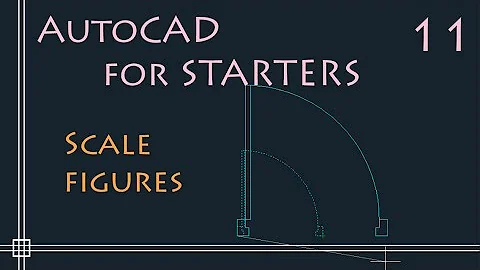 AutoCAD 2D - How to Scale a drawing - PART 1(Resize objects)
