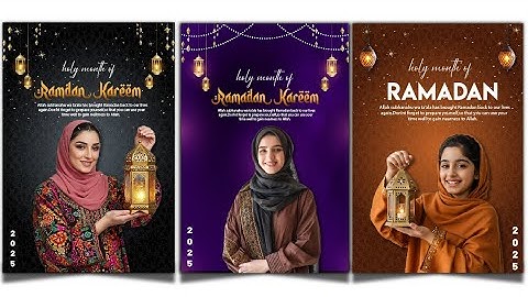 Ramadan Mubarak Social Media Post Design in Illustrator | IllustratorTutorial@mardangraphicsdesigner