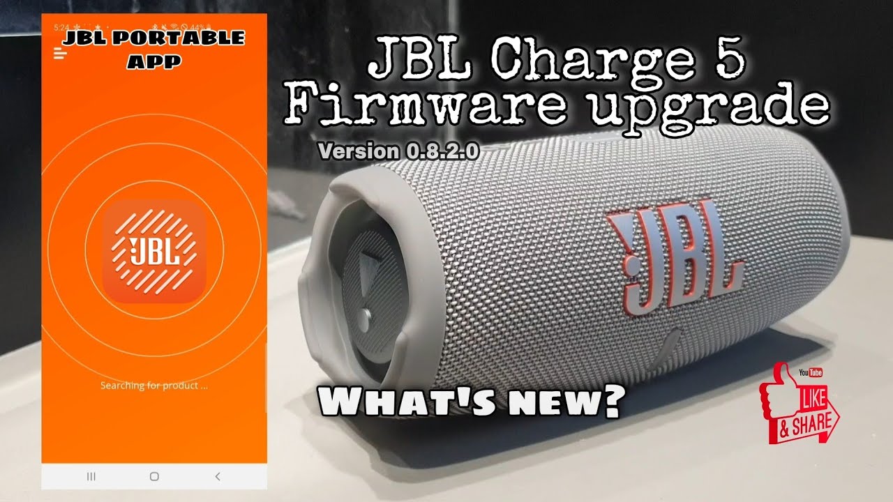 How to JBL Charge 5 firmware - Version 0.8.2.0 -