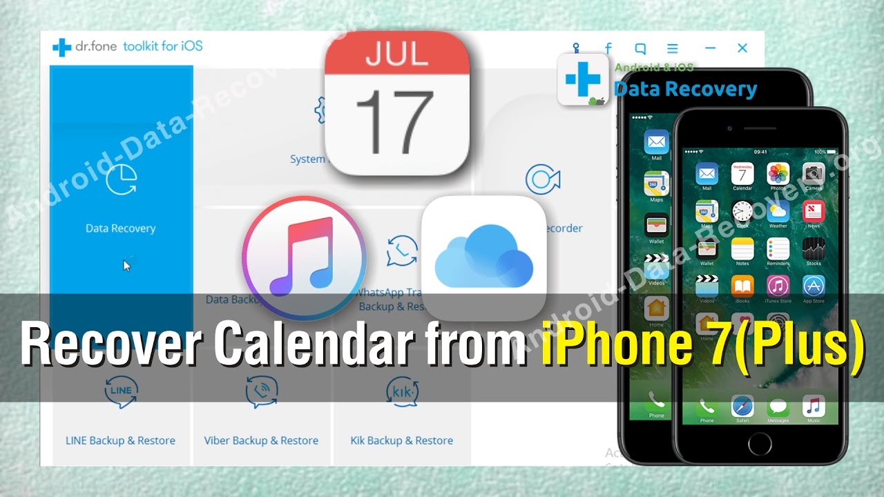 How to Recover Calendar from iPhone 7／7 Plus YouTube