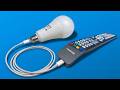 99% of people would throw them away! Use your TV remote to revive those old LED light bulbs