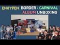 ENHYPEN BORDER : CARNIVAL ALBUM UNBOXINGㅣ엔하이픈 컴백 앨범 개봉기ㅣ앨범 언박싱ㅣENHYPEN Drunk-Dazedㅣ두번째 미니앨범