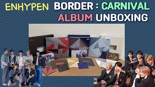 ENHYPEN BORDER : CARNIVAL ALBUM UNBOXINGㅣ엔하이픈 컴백 앨범 개봉기ㅣ앨범 언박싱ㅣENHYPEN Drunk-Dazedㅣ두번째 미니앨범