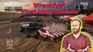 Wreckfest First Impressions | Destruction Derby 2019?