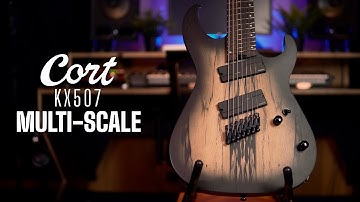 Cort KX507MS Pale Moon 7-String Multi-Scale Electric Guitar