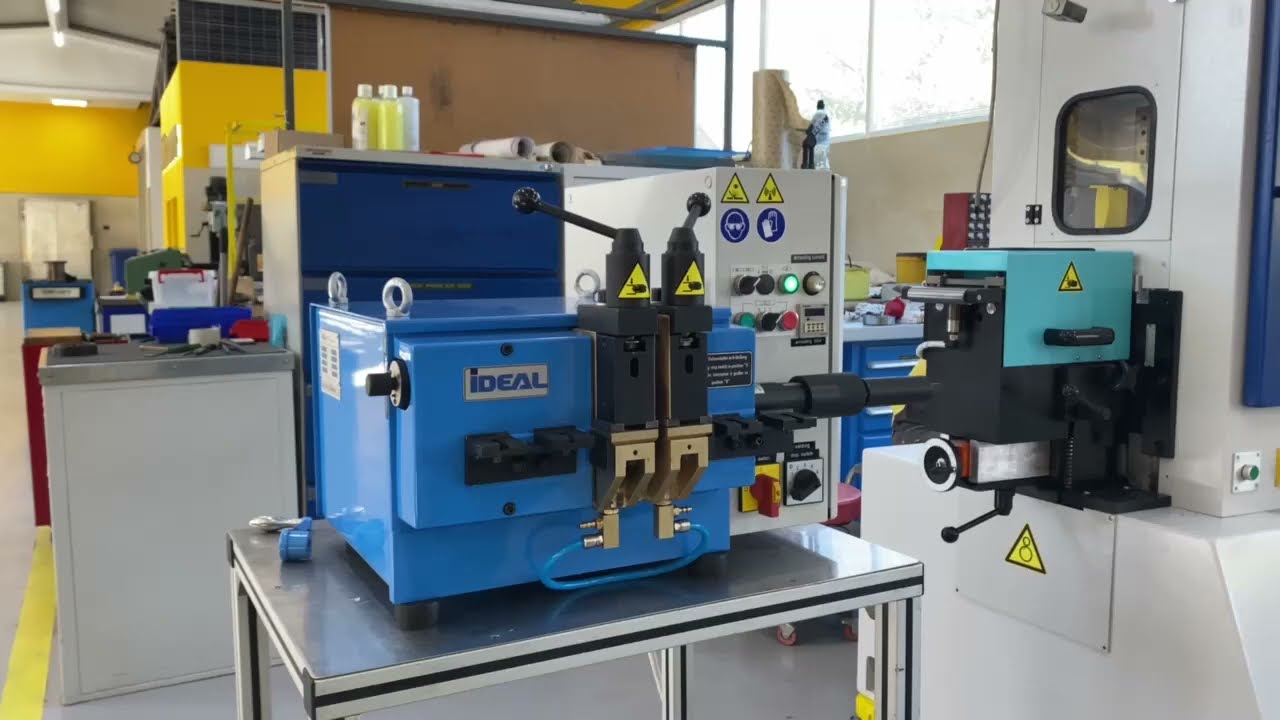 Ideal BAS 05001 Band saw welding machine YouTube