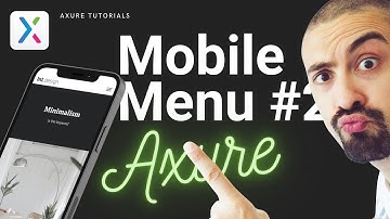 How to create a Mobile Menu in Axure RP - PT 2/2 - Labels and menu animation