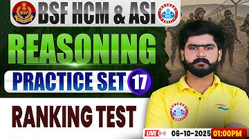 BSF HCM Reasoning Class | BSF Reasoning Practice Set #17 | Ranking test , BSF Reasoning