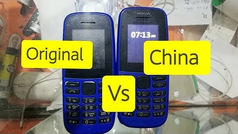 Nokia Original Vs China