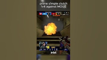 prime s1mple 1v4 on MOUZ | CSGO s1mple | #s1mple #csgo #csgoclips