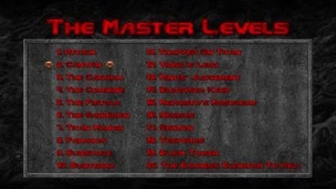 DOOM 2: The Master Levels UV Pistol Start - Map 1 ( Attack ) on PS4