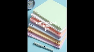 空のノートのアイデア || パート1 #lisvainie #shorts #viral