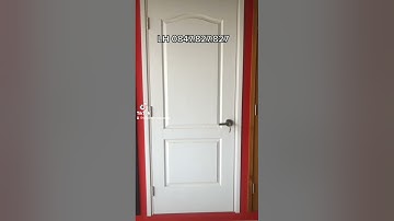 Cửa gỗ HDF sơn màu mẫu 2A-C1