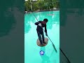 日本の水の上に立つ塗装職人😱不可能な作業テクニック!#Shorts