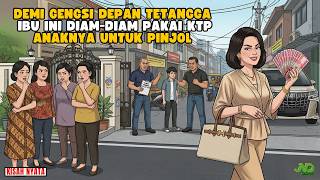 DEMI GENGSI DEPAN TETANGGA IBU INI DIAM-DIAM PAKAI KTP ANAKNYA UNTUK PINJOL || ANIMASI AZAB
