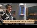How to Choose a Small Electric Fireplace #electricfireplace #electricfire #fireplacedecor