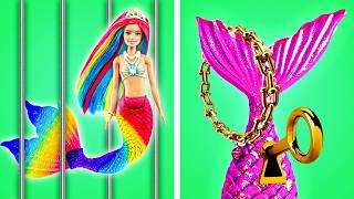 Mercredi, Sirène et Barbie sont de futures MAMANS en PRISON ! Les astuces de la grossesse