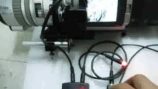 wireless iris(servo motor) /tally for handycam