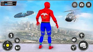 Amazing Spiderman Rope Fighting Against City Gangster Crime - Android Gameplay screenshot 2