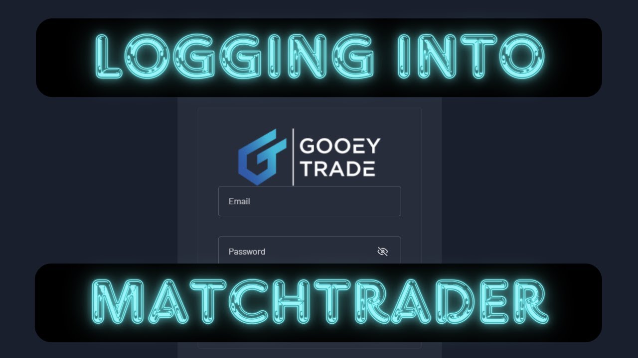 How to Login to the MatchTrader Platform - MatchTrader Tutorial - YouTube