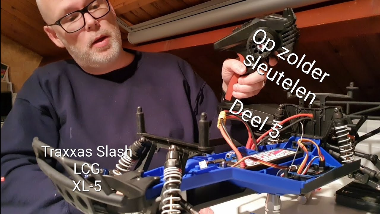 Op zolder sleutelen... Deel 5 (Traxxas XL-5) (Slash LCG)