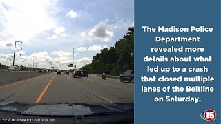 Madison PD reveals more information on 5-car Beltline crash