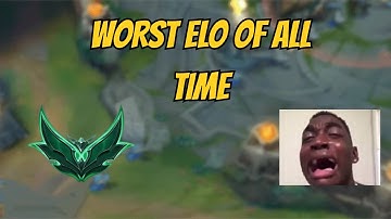 WORST ELO Of All Time (EMERALD)