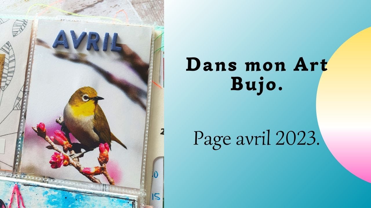 🖌️ Dans mon Art Bujo 🖌️ Page avril 2023. - YouTube