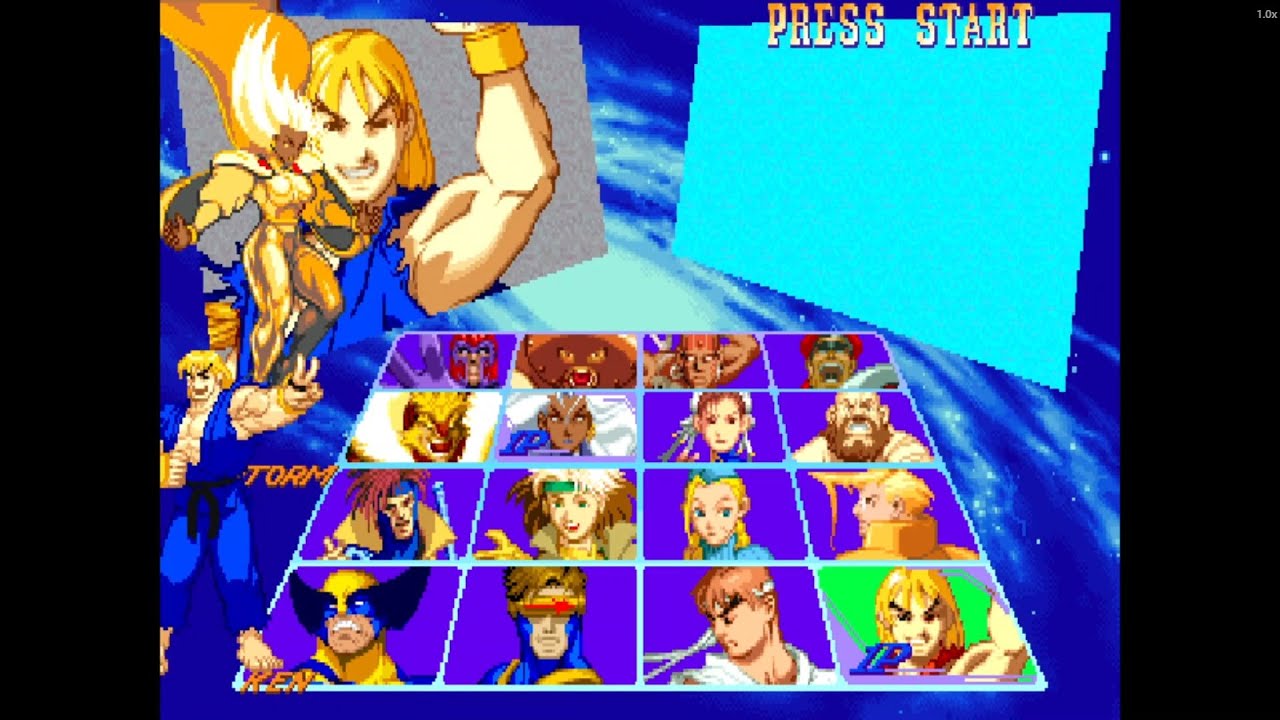 X-Men vs. Street Fighter - Ken & Storm Tag Team Battles!