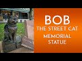 The memorial statue of Bob - The Street Cat in Islington, London