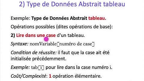 ALGO1 - Chapitre 5: Liste chaînée - Partie 1