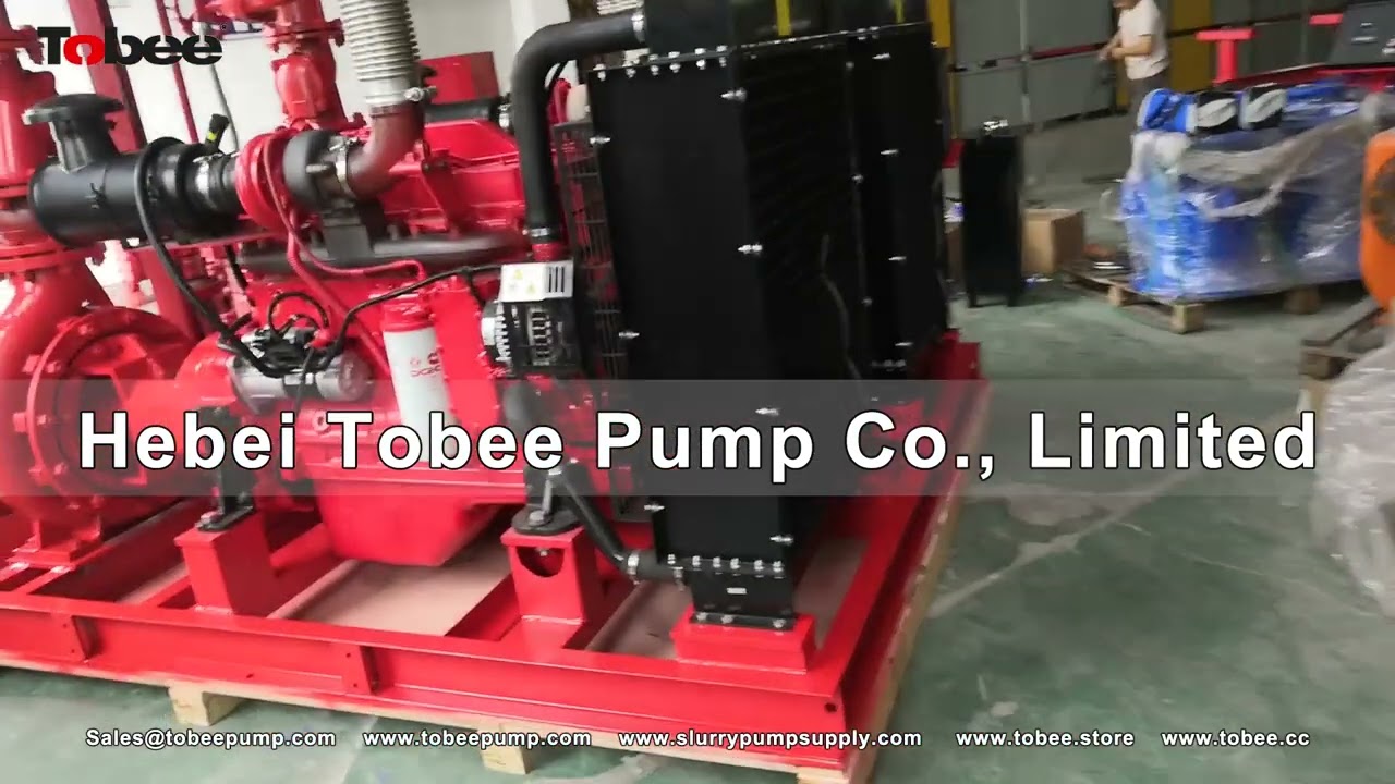 170kw Cummins Diesel Engine driven fire fighting pump set
