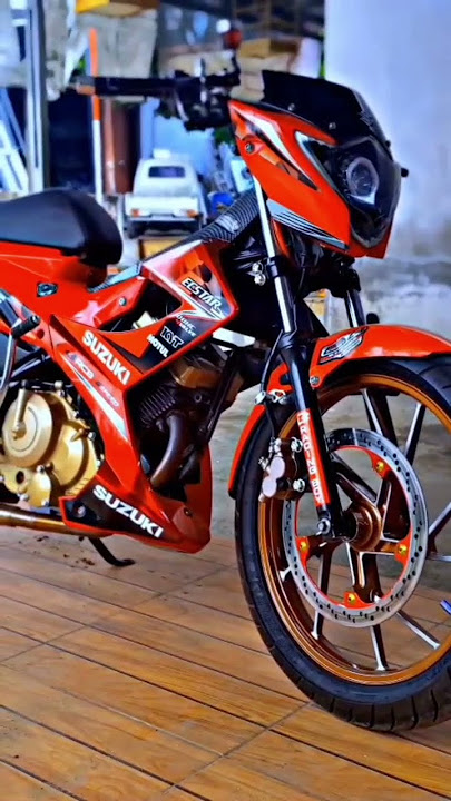 modifikasi satria fu dana pelajar😁 #satriafu #satriaroadrace #satriaindonesia #suzukiindonesia