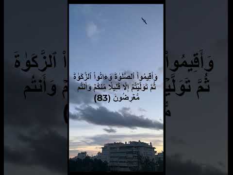 قصة بني اسرائيل في سورة البقرة الآيات 83 الى 84 بصوت المعيقلي قرآن سورة البقرة المعيقلي