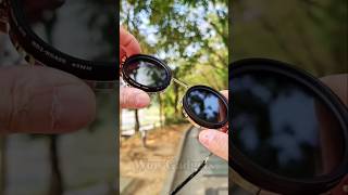 ☀️ Variable ND Filter Glasses"🤓#NDFilterGlasses #TechGadgets #PhotographyHacks #SmartSunglasses