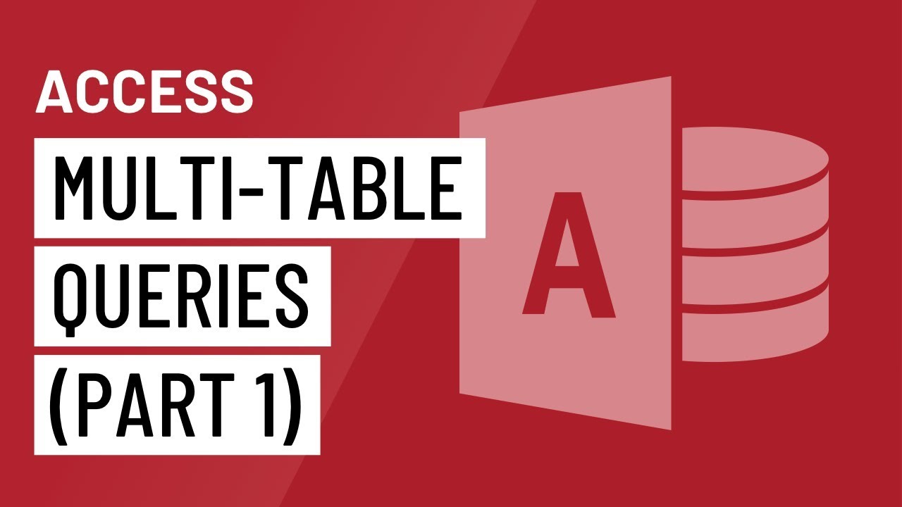 ⁣Access: Multi-table Queries (Part 1)