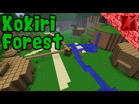 Kokiri Forest and Inside the Deku Tree Minecraft Map