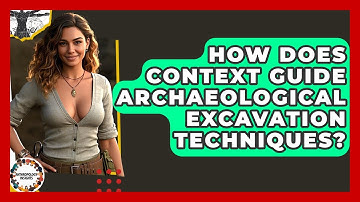 How Does Context Guide Archaeological Excavation Techniques? - Anthropology Insights
