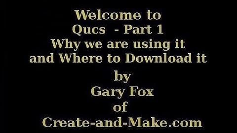 The Quite Universal Circuit Simulator - Qucs