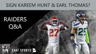 Oakland raiders q&a: rumors around nfl free agents earl thomas, kareem
hunt, & 2019 draft targets