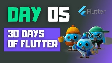Day 5 - Publish to Github | SingleChildScrollView | Navigator #30DaysOfFlutter