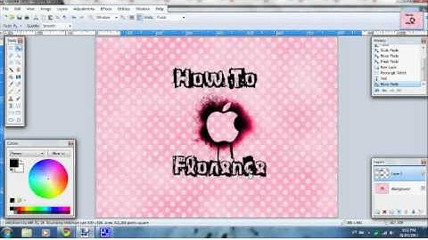 How to make a background for your desktop with Paint.net
