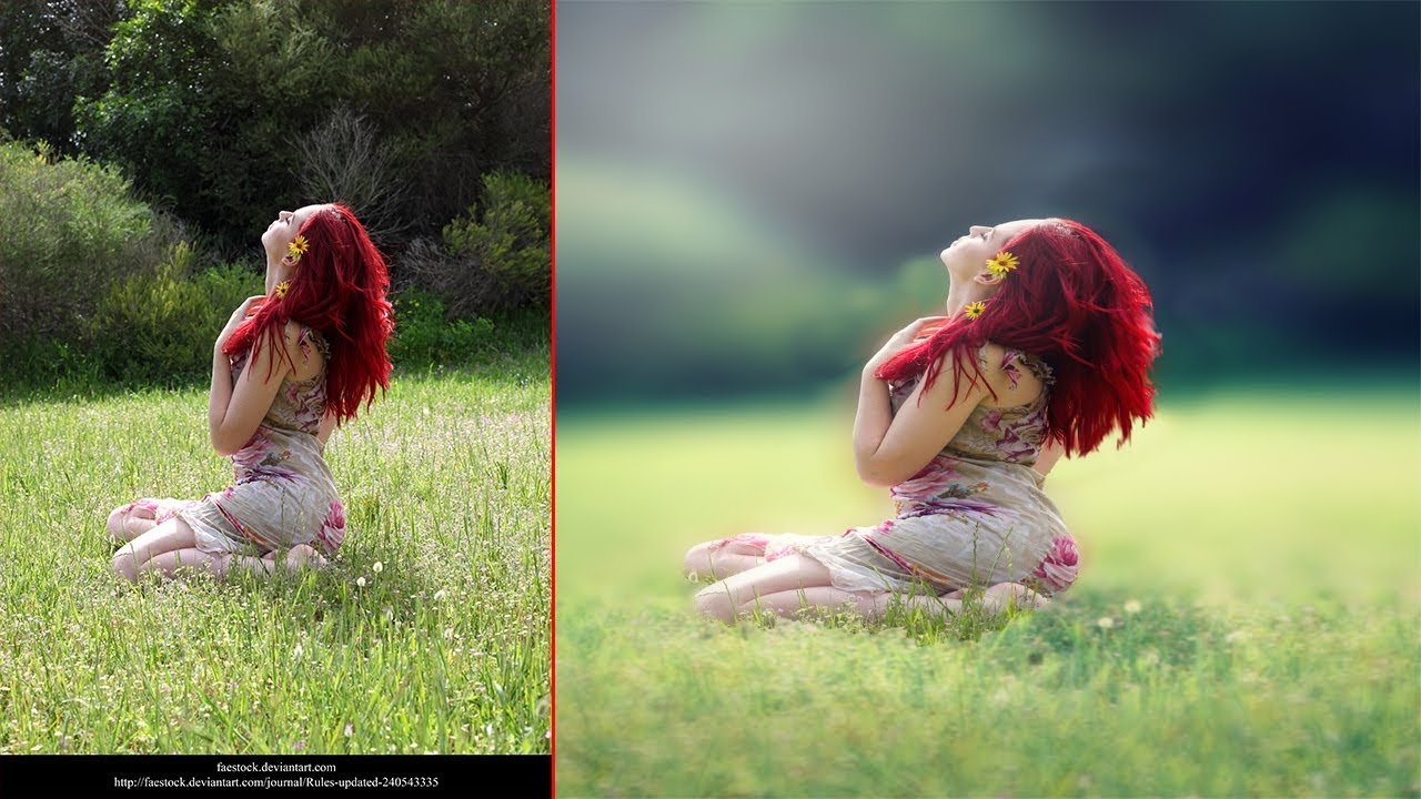 Blur Background | How to Blur Background Retouching a ...