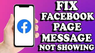 Fix facebook page message not showing | messenger not showing facebook page messages