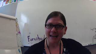 What is FORESHADOWING?