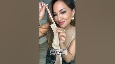 Bra Hack For Open Back & Strapless Tops w/Support ✨ #tutorial #shorts #fashion #fashionhacks #style