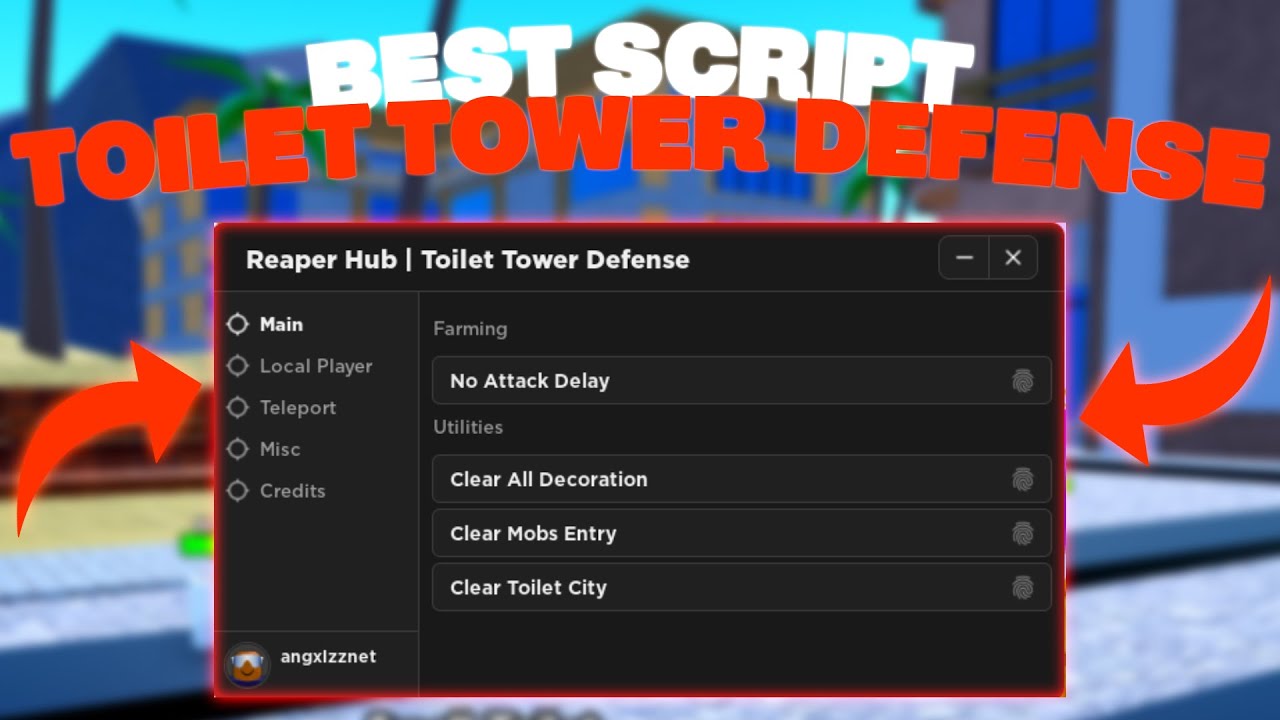 LegendsHandles Toilet Tower Defense Script Download 100% Free