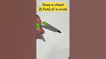 How to draw a chord to a circle?? #guideguru19 #youtubeshorts #shortsvideo #ytshorts #shorts_video