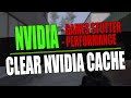 Delete nvidia cache to fix game stutter  performance issues